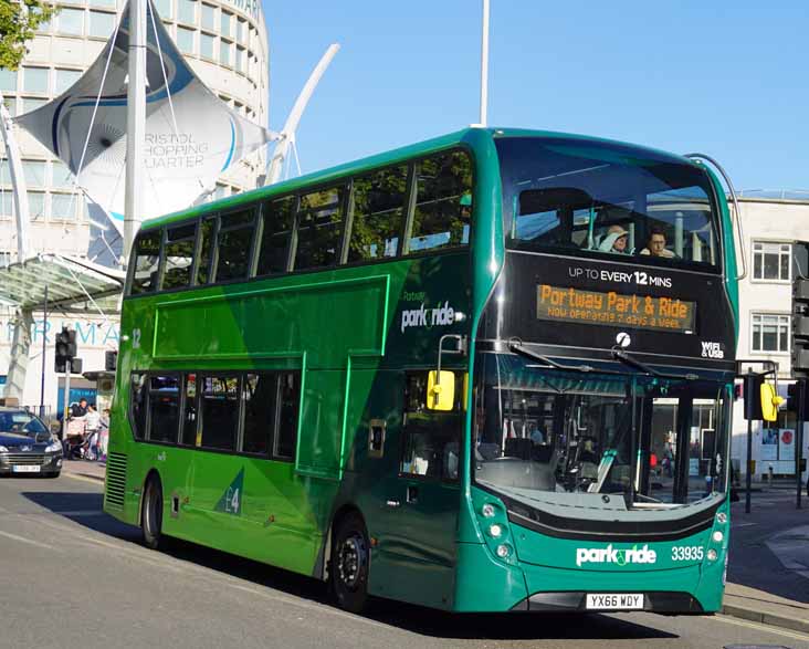 First Bristol ADL Enviro400MMC Portway Park & Ride 33935